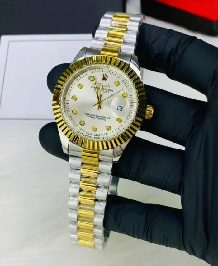 Rolex Men’s Luxury Watch Crown Design - Image 2