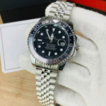 RLX GMT Master II - Silver Black