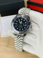 RLX GMT Master II - Silver Black