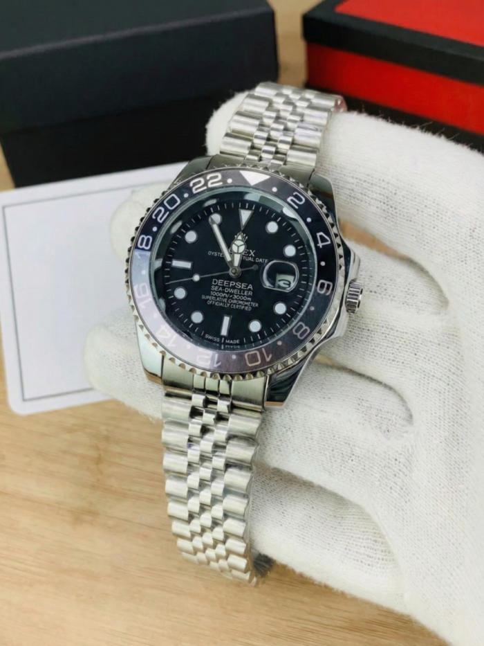 RLX GMT Master II - Silver Black - Image 7